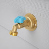 1/2 in. x 3/4 in. Brass Push-to-Connect MHT Quarter-Turn Hose Bibb