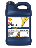 Shell Rotella T6 SAE 5W-40 Full Synthetic Diesel Engine Oil, 2.5 gal.