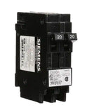 Siemens Q2020NCU Two 20-Amp Tandem Single Pole Type QT NCL-Circuit Breaker