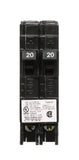 Siemens Q2020U 20 Amp Tandem 1-Pole Type QT Circuit Breaker 10,000 AIC Rating