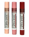Simone Chickenbone 1017 Ck1A Poo Poo Shimmer Lip Balm Trio Pack, Mauve,Pink,Nude