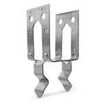 PB ZMAX Galvanized Non-Standoff Post Base for 4x4 Nominal Lumber
