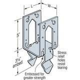 PB ZMAX Galvanized Non-Standoff Post Base for 4x4 Nominal Lumber