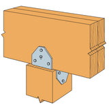 BCS ZMAX Galvanized Post Cap for Double 2x Beam, 4x Post