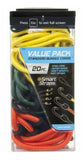 SmartStraps 117 Assorted Standard Bungee Cords, 10-Pack