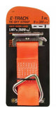 CargoSmart Rope Ring X-Track/E-Track Tie Down Strap Orange 2 in. x 6 in. 2000 lb.