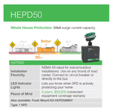 Square D HEPD50 50 kA Home Electronics Protective Device (HEPD)