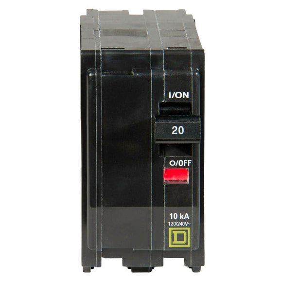 Square D QO220CP QO 20 Amp 2-Pole Circuit Breaker