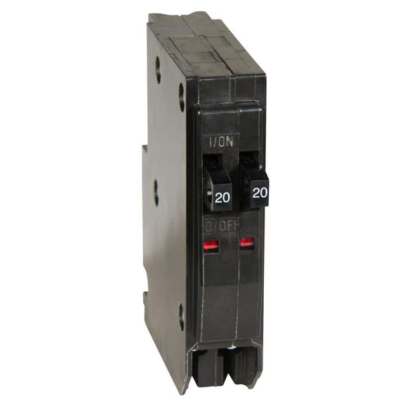 Square D QOT2020CP QO 2-20 Amp Single-Pole Class CTL Tandem Circuit Breaker