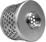 Green Leaf Inc SR 150 SP Round Holes Basket Strainer 1-1/2 Inch Zinc Plated