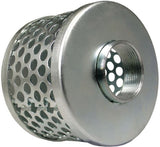 Green Leaf Inc SR 150 SP Round Holes Basket Strainer 1-1/2 Inch Zinc Plated