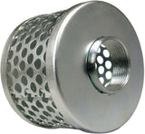 Green Leaf Inc SR 150 SP Round Holes Basket Strainer 1-1/2 Inch Zinc Plated