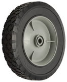 Generic 8 in.x 1.75in. Diamond Tread Solid Tire with Offset Plastic Hub, 1/2in.
