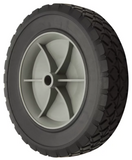 Generic 8 in.x 1.75in. Diamond Tread Solid Tire with Offset Plastic Hub, 1/2in.