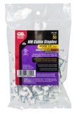 Gardner Bender ST12902 Plastic Staples UV-Resistant 50 Pack White