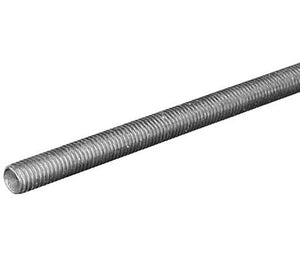 Hillman SteelWorks 11006 10-24 x 36" Steel Threaded Rod, Zinc Plated