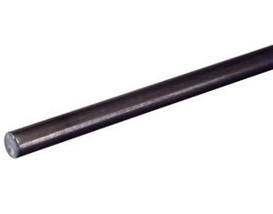 Hillman SteelWorks 11604 1/2" x 48" Smooth Metal Rod Plain Steel Weldable