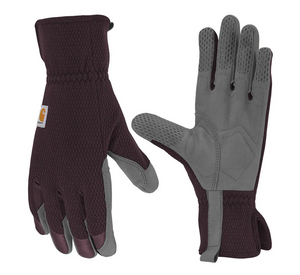 Carhartt GD0795W High-Dexterity Padded Palm Long Cuff Gloves, 1 Pair, Medium