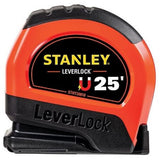 Stanley STHT30818S ABS Case LeverLock Hi-Vis Magnetic Tape Measure, 3/4" x 25 ft