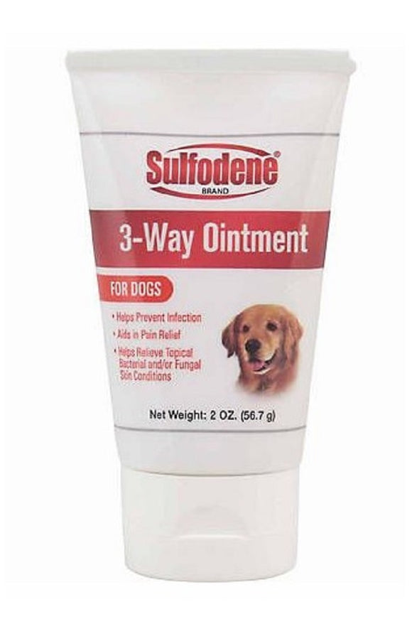 Sulfodene 100502457 Pet Supplies 3-Way Dogs Wound Treatment 2 oz. Tube Ointment