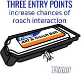 TERRO T360 Indoor Ant and Roach Liquid and Paste Bait 4 Pack