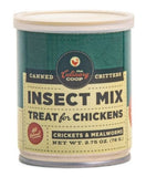 The Culinary Coop 15045 Canned Insect Mix Chicken Treat, High-Protein Snack for Poultry 2.75 oz.