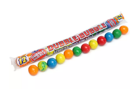 Tootsie 122684 12 Ball Tube Dubble Bubble Gum , 2.23 oz