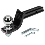 Class 2 3,500 lb. "X" Mount 2-1/2 in. Drop, 2 in. Rise, 3/4 in. Shank Reversible Trailer Hitch Ball Mount