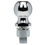 Class 4 6,000 lb. 2-5/16 in. Ball Diameter, 1 in. Shank Diameter, 2 in. Shank Length Chrome Trailer Hitch Ball