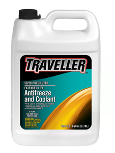 Traveller TSAX53-02 50/50 Prediluted Extended Life Antifreeze & Coolant, 1 gal.