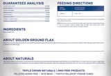 Triple Crown 3004485 Naturals Golden Ground Flax Horse Supplement, 25 lb. Bag