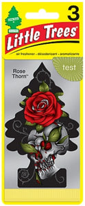 Little Trees U3S-37308 Rose Thorn Black 3 Pack