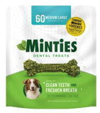 VetIQ 80076 Minties Adult Dog Dental Treats Bone Medium / Large 48 oz.