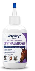 Vetericyn 1067 Plus Antimicrobial Ophthalmic Eye Gel for Animals - 3 oz.