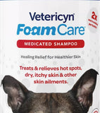 Vetericyn 1610 Foamcare Medicated Pet Shampoo for Healthier Skin, 16 oz.