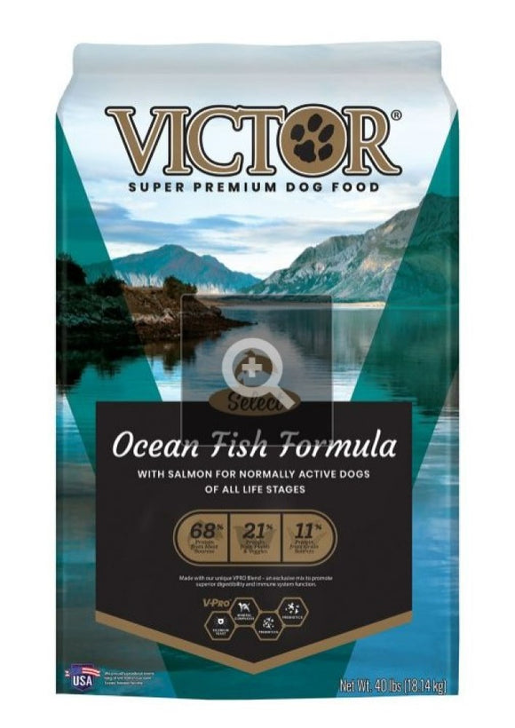 Victor Select 2497 Ocean Fish Formula, All Life Stage Dry Dog Food 40 lb. Bag