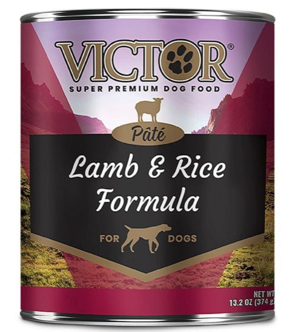 Victor 5535 All Life Stages, Lamb & Rice Pate Wet Dog Food, 1 Can 13.2 oz.