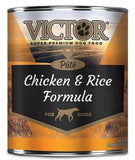 Victor 5542 Wet Dog Food– Chicken & Rice Recipe Pate, 13.2 oz Can for Adult Dogs