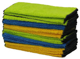 Viking 85340 Polyester Microfiber Auto Cleaning Towels Cloths, Assorted 24-Pcs.