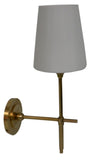 Visual Comfort TOB 2022HAB-WG Bryant 15" Sconce with White Glass Shade