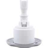 Waterway Mini Storm 212-7929-STS 3"fd Text Scallop Sterling Silver Jet Internal