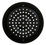 Waterway 640-2311 V 8" Round Anti Vortex Main Drain Grate w/Collar- Black