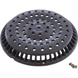 Waterway 642-2159-DKG V 8" Round Main Drain Grate without Screws - Dark Gray