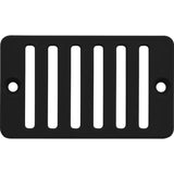 Waterway 642-2801 2" x 4" Deck/Gutter Drain Grate - Black