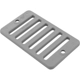 Waterway 642-2807 2" x 4" Deck/Gutter Drain Grate - Gray