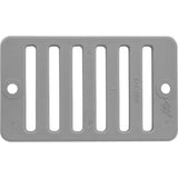 Waterway 642-2807 2" x 4" Deck/Gutter Drain Grate - Gray