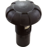 Waterway Plastics 660-3511 1" 6-Spoke Top Access Air Control Valve - Black