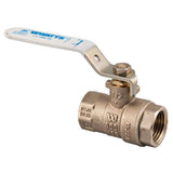 1/2 in. Brass FIP x FIP Full Port Threaded Ball Valve