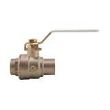 1/2 in. Brass Sweat x Sweat Full Port Solder Ball Valve