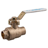 1/2 in. Brass Sweat x Sweat Full Port Solder Ball Valve
